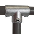 Long Tee C04 Size 5 (G20) Handrail Fitting, Galvanised 104-A27 (Kee Klamp Compatible 25-5)