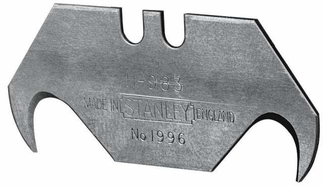 Stanley 1996 Hooked Trimming Blade (Pack of 5) 0-11-983