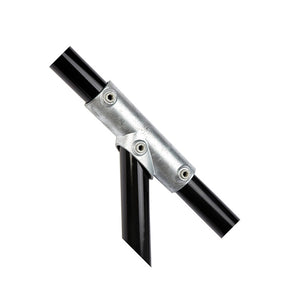 Single Socket Slope Tee 30-45 Degree C245 Size 8(G40) Handrail Fitting, Galvanised