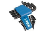 Laser 13 Piece Torx Hex Key Set (T10-T80) 6056