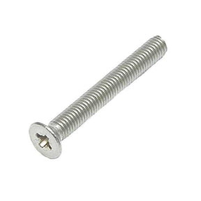 M8 x 50 Machine Screw, Countersunk Pozi No.3 Stainless Steel A2 (304)