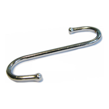 5x100mm Ball End S Hooks, Bright Zinc Plated