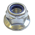 M5 Flanged Nyloc Nut Steel Class 8 DIN6926 Bright Zinc Plated