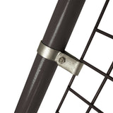 Single Mesh Clip C66 Size 8 (G40) Handrail Fitting, Galvanised (Kee Klamp Compatible 81-8)