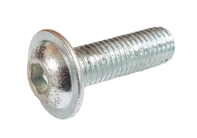 M5 x 10 Flange Button Socket Screw, High Tensile Grade 10.9 Bright Zinc Plated, DIN 267