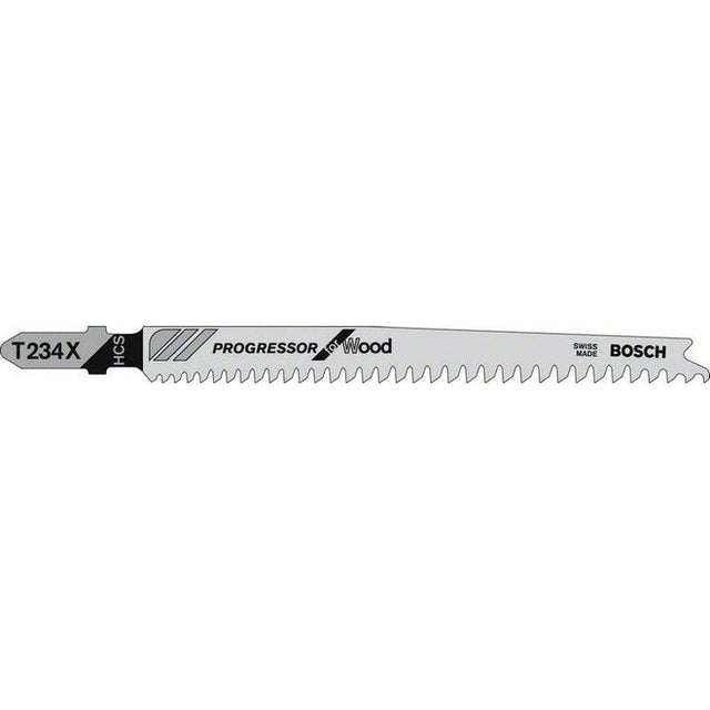 Bosch T234X 117mm Bosch Proggressor Jigsaw blade pack of 5 p/no 2 608 633 528
