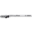 Bosch T101AO 83mm Jigsaw Blade for wood 1.5-15mm (Pack Of 5) P/No. 2 608 630 031