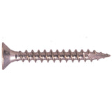 5.0 x 100 (10 x 4") Countersunk Pozi Woodscrew Stainless Steel A4 (316) (Boxed in 100's)