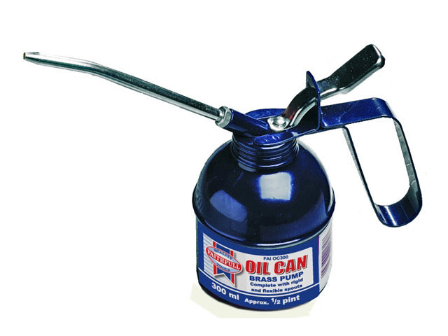 Faithfull Oil Can Lever Type 300ml (1/2 Pint)