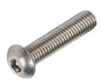 M5 x 6 Socket Button Screws, Stainless Steel A2 (304), ISO 7380