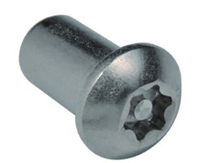 M8 x 30 Resistorx Button Head 6 Lobe Pin Barrel Nut, TX-40H Stainless Steel A2