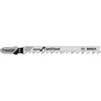 Bosch T144DF 100mm Jigsaw Blade for wood 5-50mm (Pack of 5) P/No. 2 608 634 567