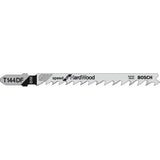 Bosch T144DF 100mm Jigsaw Blade for wood 5-50mm (Pack of 5) P/No. 2 608 634 567