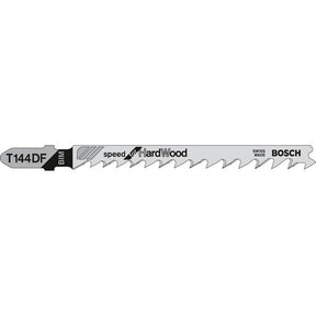 Bosch T144DF 100mm Jigsaw Blade for wood 5-50mm (Pack of 5) P/No. 2 608 634 567