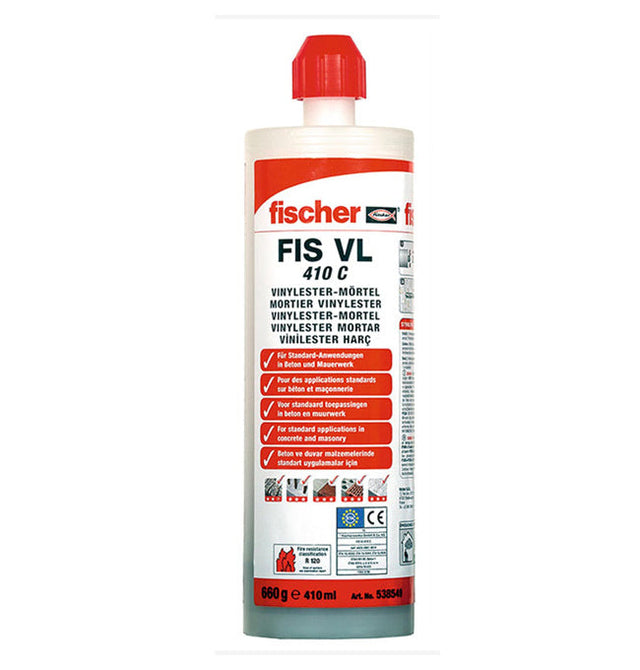 Fischer FIS VL 410C Vinylester Resin 410ml Art No. 539463