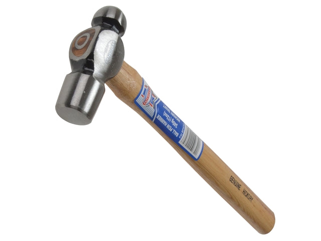 Faithfull 12oz 227g Ball Pein Hickory Shaft Hammer FAIBPH12