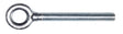 M10 Forged Eyebolts 73mm Shank 14mm Eye, Steel Bright Zinc Plated