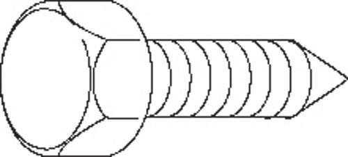 M10 x 40 Cone Point Hex Head Screw 8.8 BZP Unistrut compatible