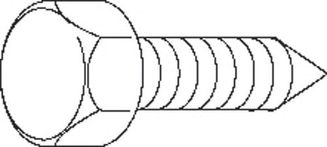 M10 x 40 Cone Point Hex Head Screw 8.8 BZP Unistrut compatible