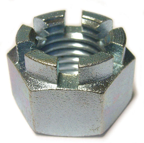 M36 Castle Turret Nut Steel Bright Zinc Plated DIN 935
