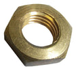 M5 Brass Self Colour Lock (Half) Nuts, DIN 439