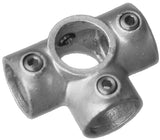 Side Outlet Tee C23 Size 5 (G20) Handrail Fitting, Galvanised 176-A27 (Kee Klamp Compatible 35-5)