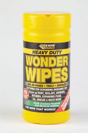Everbuild Heavy Duty Textured Wonder Wipes Tub of 75 SCRUB75