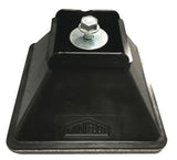 Minifoot 110mm x 110mm x H55mm for 41mm Channel, Black