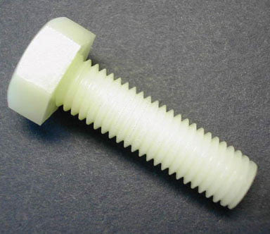 M16 x 50 Nylon Hexagon Head Set Screw DIN 933