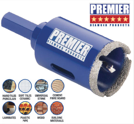 86 x 45mm Dry / Wet P5-V­BHS Vacuum Diamond Hole Saw DP16425