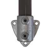 Side Palm Fixing C15 Size 8 (G40) Handrail Fitting, Galvanised 146-D48 (Kee Klamp Compatible 68-8)