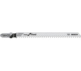 Bosch T301CD 117mm Jigsaw Blade for wood 10-65mm (Pack Of 5) P/No. 2 608 637 590