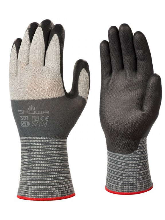 Size 8 (L) Showa 381 Nitrile Palm Assembly Gloves SHO3813 (1 pair)