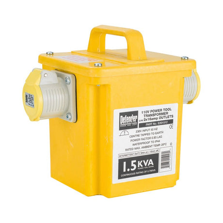 Transformer 1.5 KVA 2x16amp Outlet 110V
