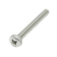 M5 x 12 Machine Screw, Pan Pozi No.2 Stainless Steel A2 (304)