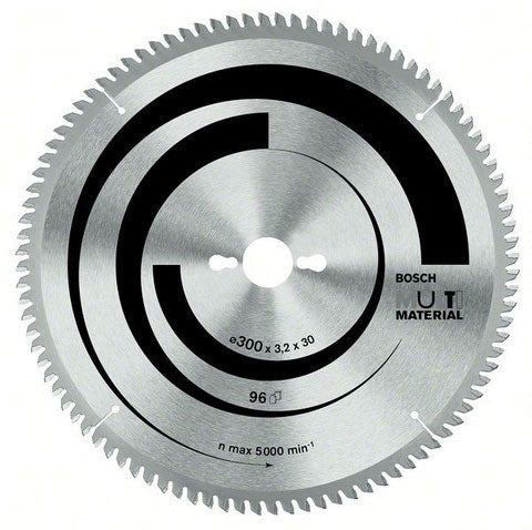 Bosch 254 x 30 x 96t Circular Saw Blade for Aluminium / Multi Material