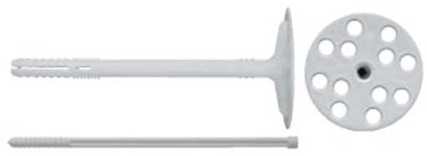 Rawlplug 10mm x 140mm Insulation fixing, Polypropylene (Box 250) KI-140