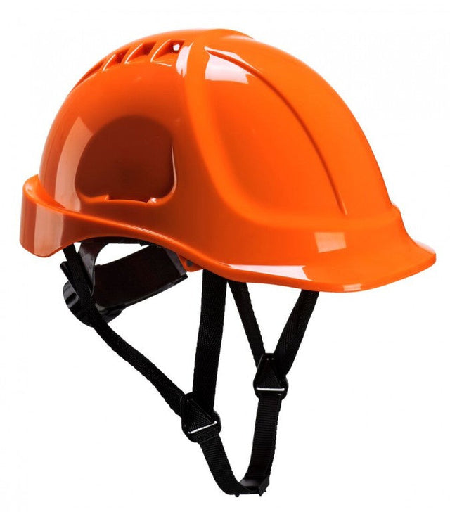 Orange Site Helmet with Chin Strap and Wheel PS55ORANGE