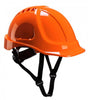 Orange Site Helmet with Chin Strap and Wheel PS55ORANGE