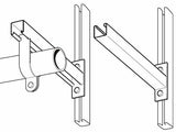 Cantilever Arm, Universal 150mm Length P2663/150, Galvanised