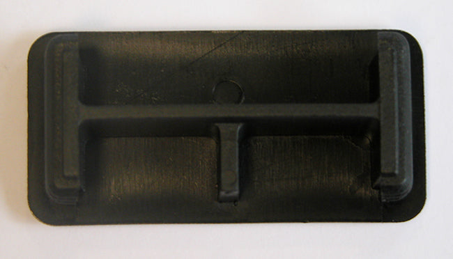 Black Unistrut P3/4240 Plastic End Caps 21mm x 41mm Shallow Channel
