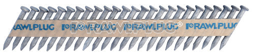 Rawlplug 3.8 x 38mm Galvanised Positive Place Nails (Pack of 2200) No Gas R-HDGT-3838