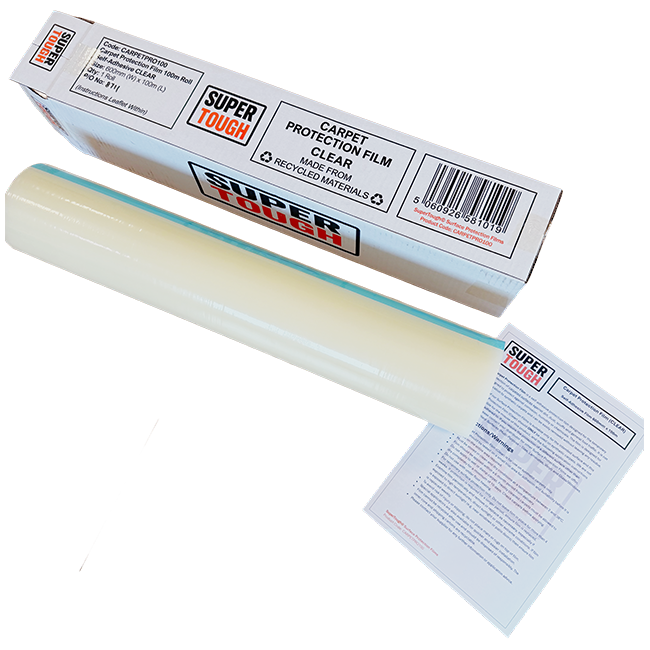 100M x 0.6M x 0.05mm Clear Proective Film for Carpet