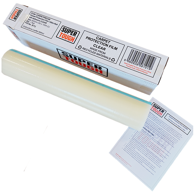 100M x 0.6M x 0.05mm Clear Proective Film for Carpet