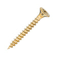 Sidax 3.5 x 30mm Countersunk Pozi Pz2, CHP01 General-Purpose Woodscrew, Zinc & Yellow CHP01-035030
