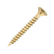 Sidax 4.0 x 35mm Countersunk Pozi Pz2, CHP01 General-Purpose Woodscrew, Zinc & Yellow CHP01-040035