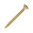 Sidax 4.0 x 40 Countersunk Pozi Pz2, CHP01 General-Purpose Woodscrew, Zinc & Yellow CHP01-040040