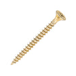 Sidax 4.0 x 45mm Countersunk Pozi Pz2, CHP01 General-Purpose Woodscrew, Zinc & Yellow CHP01-040045