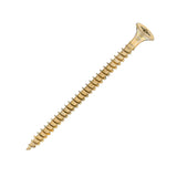 Sidax 4.5 x 70mm Countersunk Pozi Pz2, CHP01 General-Purpose Woodscrew, Zinc & Yellow CHP01-045070