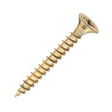 Sidax 6.0 x 50mm Countersunk Pozi Pz3, CHP01 General-Purpose Woodscrew, Zinc & Yellow CHP01-060050